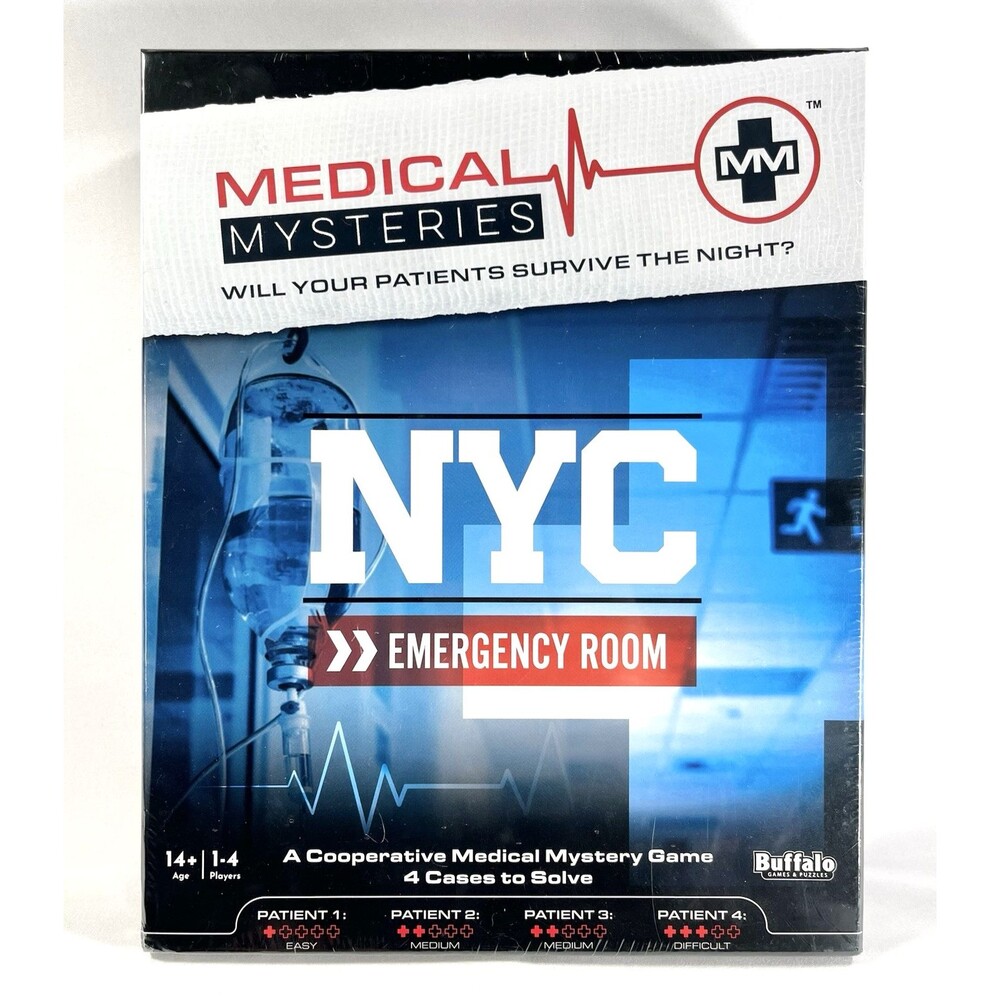 Medical Mysteries: NYC Emergency Room 2023 Buffalo Games New Factory Sealed